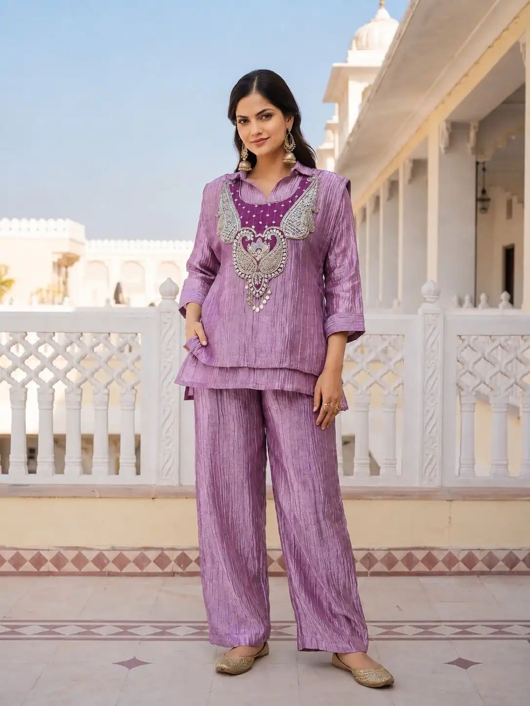 DIVA 180 Lavender Colour | Brown Salsa Silk Kurti with Hand Work. Get it for ₹2299. Delivery 4-6 Working Days. Online Shop now. | Kurti, Bollywood Kurti, Creative Kurtis, Designer Kurti, Party Wear Kurti, Selfie Kurti