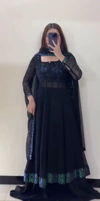 RTC 6012 Navy Blue Faux Georgette Salwar Suit with Mirror Work & Embroidery Work. Get it for ₹2349. Delivery 4-6 Working Days. Shop now. | Jump Suits, Salwar suit, Casual Suits, Creative suits, Designer Suits, Palazzo Suits, Party Wear Suits, Patiala Suits, Straight Suits