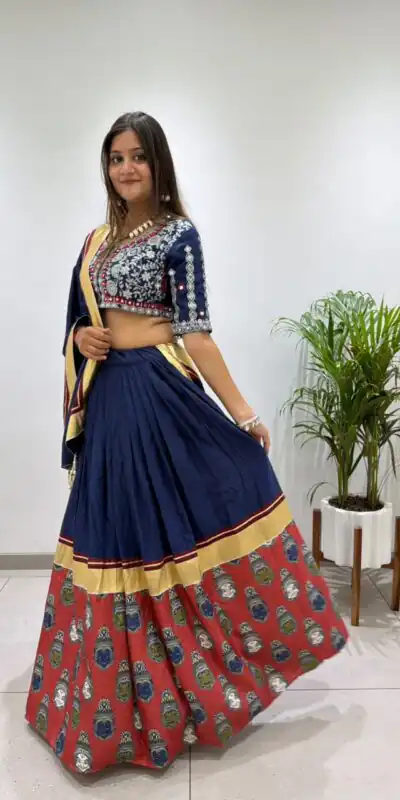 BE 507 Navy Blue Color Rayon Embroidery Work & Cowrie Work Lehenga Choli . Grab it for ₹1999. Delivery 4-6 Working Days. Shop now. | Lehenga, Bollywood Lehenga, Creative Lehenga, Designer Lehenga, Embroidered Lehenga, Party Wear Lehenga