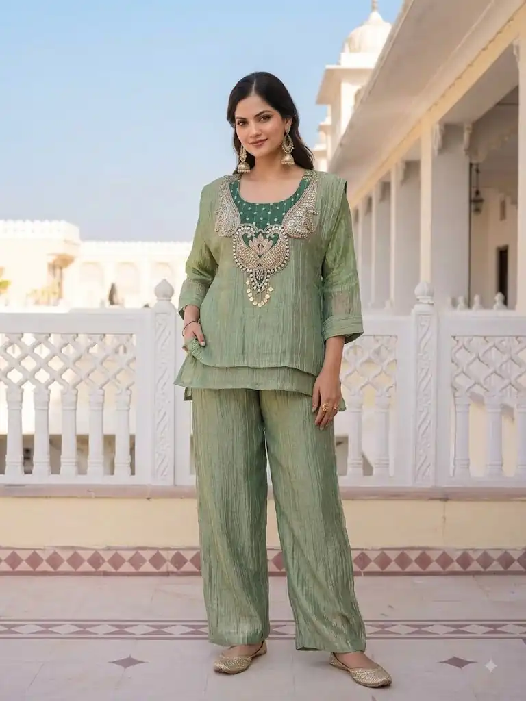 DIVA 180 Pista Colour | Brown Salsa Silk Kurti with Hand Work. Get it for ₹2299. Delivery 4-6 Working Days. Online Shop now. | Kurti, Bollywood Kurti, Creative Kurtis, Designer Kurti, Party Wear Kurti, Selfie Kurti