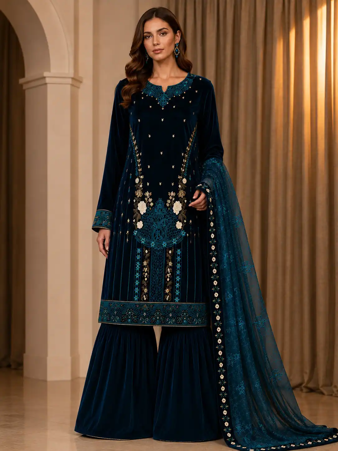 FC 729 Rama 9000 Velvet Salwar Suit. Perfect for Wedding, Party, Bridal Wear, Onam, Karwa Chauth – Exclusive Offer ₹2999. Delivery 4-6 Working Days. | Jump Suits, Salwar suit, Casual Suits, Creative suits, Designer Suits, Palazzo Suits, Party Wear Suits, Patiala Suits, Straight Suits