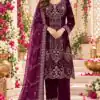 FC 736 Wine 9000 Velvet Salwar Suit. Perfect for Wedding, Party, Bridal Wear, Onam, Karwa Chauth – Exclusive Offer ₹3049. Delivery 4-6 Working Days. | Jump Suits, Salwar suit, Casual Suits, Creative suits, Designer Suits, Palazzo Suits, Party Wear Suits, Patiala Suits, Straight Suits
